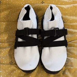 Adidas Black and White Boost Sneakers